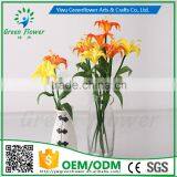2016 Wholesale Multicolor Artificial Flowers Lily Real Touch Bouquet Wedding Bridal Home Declarative Flowers thumbnail-5