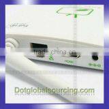 White Full-HD Wireless WiFi for Android 4.0 Smart TV Box HDMI AV W/Remote Control Wholesale Bulk Selling