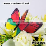Wholesale shiny emulational butterflies wedding decoration;Lovely colorful artificial butterfly garland for event&party(MBU-005)