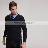 High Quality Mens Winter Knitted Black Sweater Work Wear Security Guard Uniform thumbnail-2