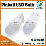 T10 Wedge Pinball Led Non Ghosting White Light