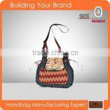 1281 National Style Durable Denim Quality Bags Vogue Women Jeans Tote Handbags