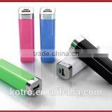 Promotional Gift 2600mAh Lipstick Mini Power Bank