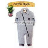 Autumn&winter Fashion Creative Boy Baby Romper Clothes With Inclined Zipper thumbnail-1