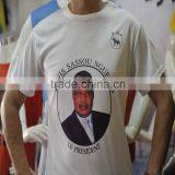 Well Sell White t Shirt Custom Printing t Shirt for Election Campaign