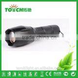 LED Flashlight Rechargeable Super Waterproof 10W Cre e XML-T6 Flashlight Zoomable With SOS Torch Light -8060 thumbnail-1