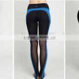 Women Mesh Clothing Sexy Breathable Leggings With Pockets thumbnail-4