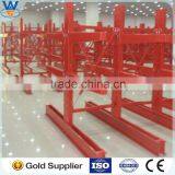 Industrial Warehouse Double Side Cantilever Racking for long objects