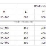 Adjustable Feets Separated Assembled Commercial Stainless Steel Kitchen Sink Cabinet With Platform Backsplash With Factory Suppl thumbnail-4