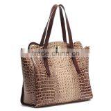 S425-B3147 Hot Sale Genuine Leather Handbag Luxury Crocodile Leather Vintage Bag for Fashionable Women