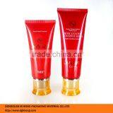 Pearlized Red Day & Night Cream Packaging Tubes