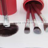 Quality Preminum Synthetic Hair 12 Piece Makeup Cosmetic Brush Set With Cylinder Case thumbnail-3