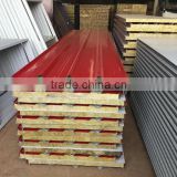 Low price Exterior wall thermal insulation Rock wool sandwich wall panel