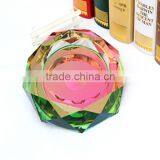 Modern Octagonal Blue Antique Rectangle Glass Ashtray For Home thumbnail-3