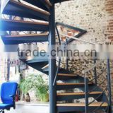 indoor metal spiral stairs/ balcken wrought iron spiral staircase