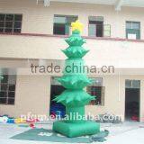 outdoor metal christmas tree/inflatable christmas tree