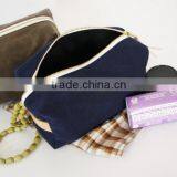 Personalized and High Quality Waxed Canvas Cosmetic Bag, Cosmetic Pouches , Cosmetic and Toiletry Storage Bags thumbnail-3