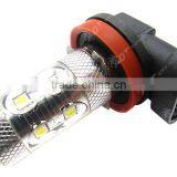 H11 Super White Headlight High Power Genuine Crep 50W LED Light Bulb thumbnail-2