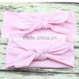Knot Mother and Baby Plain Hair Cotton Head Band Quality Choice thumbnail-2