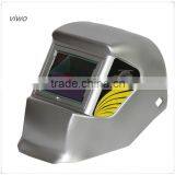 Silver Solar Power Auto Darken Welding Helmet Black Frosted Welding Helmet thumbnail-1
