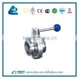 Sanitary Clamp-on Butterfly Valve thumbnail-3