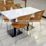 Marble Top Dining Table ,Acrylic Soid Surface Restaurant Dining Table,KFC thumbnail-1