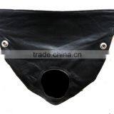 LAMBS LEATHER SPIKED BONDAGE JOCKS THONG BRIEFS Posing Pouch thumbnail-2