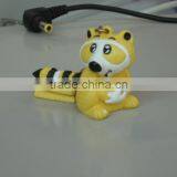 yellow PVC tiger toys