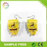 Cartoon Shaped Promotional Soft PVC Flashing Party Decoratiin LED Earring thumbnail-3