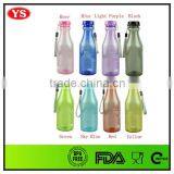 550ml single wall bpa free clear plastic soda bottle