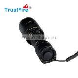 Hot Sale TrustFire Z6 Aluminum Zoomable Torch Flashlight With 1*CREE XM-L 2 Led 1600lumen 300 Meters Beam Range