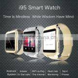 China Suppliers 2016 New Coming I95 Smart Watch Business Edition Mobile Watch Phones thumbnail-1