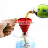 Hot Selling Food Grade Silicone Collapsible Folding Funnel for Kitchen Tools thumbnail-6