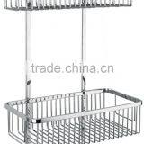 2-Tier Luxury and Durable Stainless Steel Basket (4119) thumbnail-1