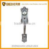 High Quality Luxury Zinc Alloy Antique Copper Finish Handle Set Lock & Lock thumbnail-1