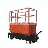 11m Scissor Type Elevating Platform With Pulling Device(2)