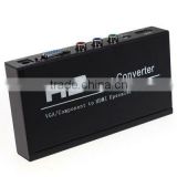 Professional VGA/YPBPR to HDMI converter
