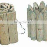 Natural White Wood Screen Fence thumbnail-1
