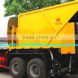 Howo 6x4 Asphalt Gravel Chip Sealer,asphalt Synchronous Chip Sealer 8000L Bitumen and 120000L Stone thumbnail-6