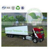 Acrylic Treatment Waterproof White Lorry Side Tarp Curtain For Sale thumbnail-1