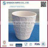 Ceramic White Flower Pots Garden Wholesale thumbnail-1