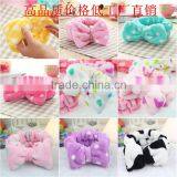 N183 New Products Headband Cute Bowknot Headband in Coral Velvet thumbnail-6