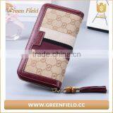 Fashion Design Color Printing Canvas Zipper Long Wallet Women thumbnail-4