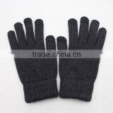 100% Wool Hand Knitting Touchscreen Wool Gloves for Accept Customized thumbnail-2