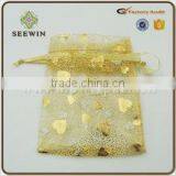 Beautiful Handbag Organza Gift Bag With Printing Customerized Pattern With Drawing Pouch Logo thumbnail-2