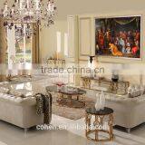 2016 Factory Gold Plating Base Modern Living Room tv Stand Furniture thumbnail-4