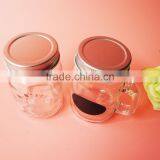 120ml Baby Use Glass Mason Jar for Ejuice With Black Frosted and Tin Lid thumbnail-3