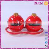 Ceramic Christmas Desgin Salt and Pepper Shaker Set thumbnail-3