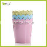 Emc Plsatic Storage Baskets, Plastic Round Flower Shape Baskets thumbnail-5