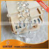 Fashion Octagon Coating K9 Crystal Glass Bead Chain for Decoration Jewelry thumbnail-1